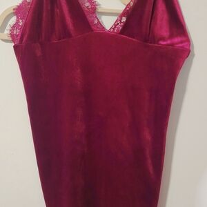 Bozzolo Velvet Size L Women's Minidress